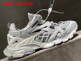 Balenciaga Track2 Sneaker in Grey and Beige Neoprene and Rubber Replica
