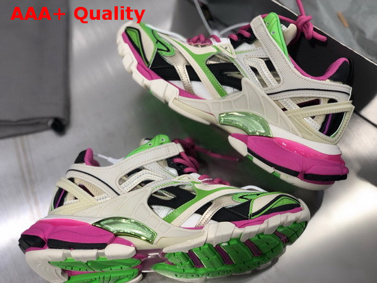 Balenciaga Track2 Sneaker in Multicolor Neoprene and Rubber Replica