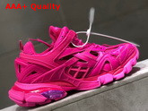 Balenciaga Track2 Sneaker in Rose Neoprene and Rubber Replica