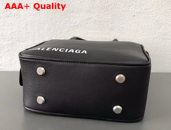 Balenciaga Triangle Square XS Black Calfskin Replica