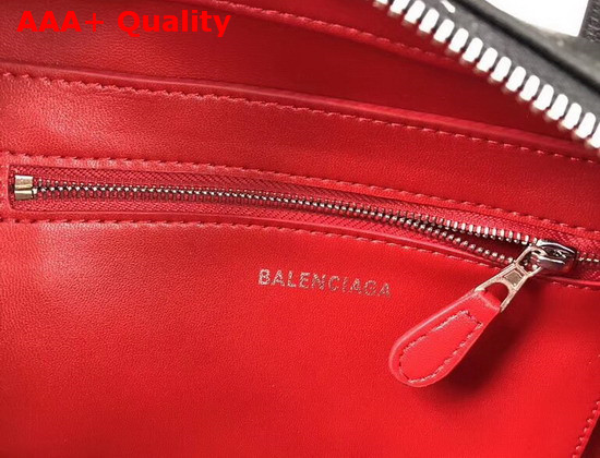 Balenciaga Triangle Square XS Black Calfskin Replica