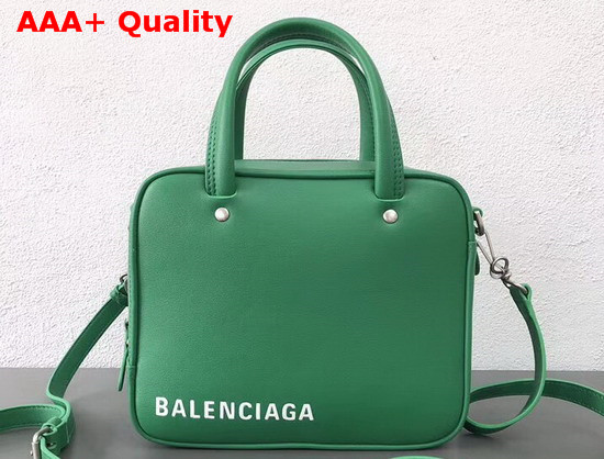 Balenciaga Triangle Square XS Vert Irlandais Calfskin Replica
