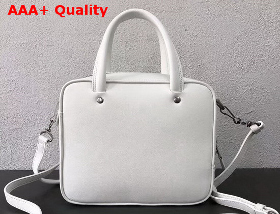 Balenciaga Triangle Square XS White Calfskin Replica