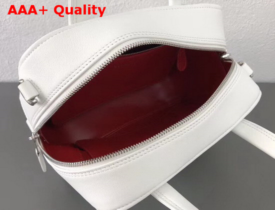 Balenciaga Triangle Square XS White Calfskin Replica