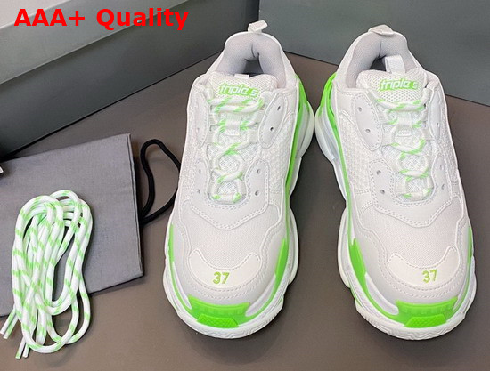 Balenciaga Triple S Sneaker Fluo Green White Replica