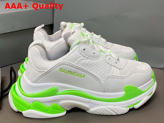 Balenciaga Triple S Sneaker Fluo Green White Replica