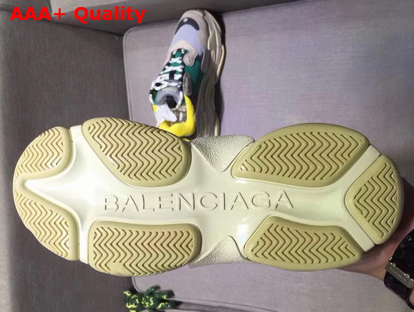 Balenciaga Triple S Trainer Multicolor Multimaterial Quilted Effect Replica