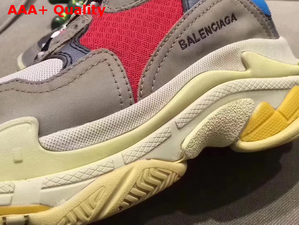 Balenciaga Triple S Trainer Oversize Multimaterial Sneakers with Quilted Effect Replica