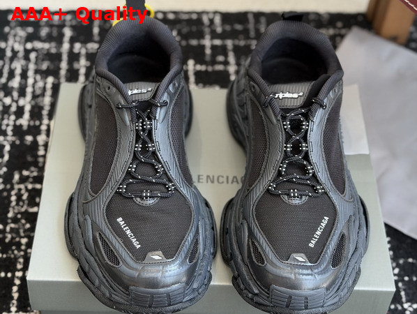 Balenciaga Triple S2 Sneaker in Black and Dark Grey Polyurethane and Polyester Replica