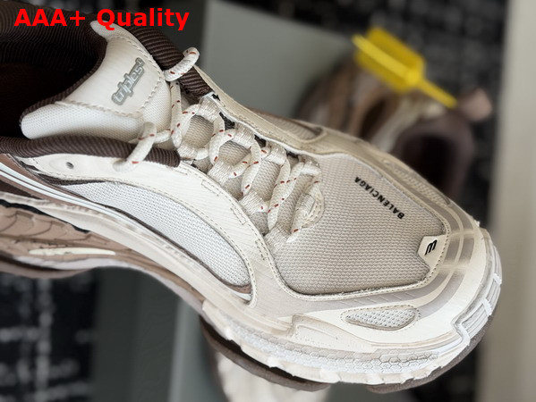 Balenciaga Triple S2 Sneaker in Brown and Beige Polyurethane and Polyester Replica