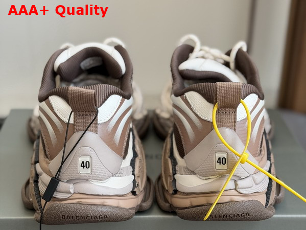 Balenciaga Triple S2 Sneaker in Brown and Beige Polyurethane and Polyester Replica
