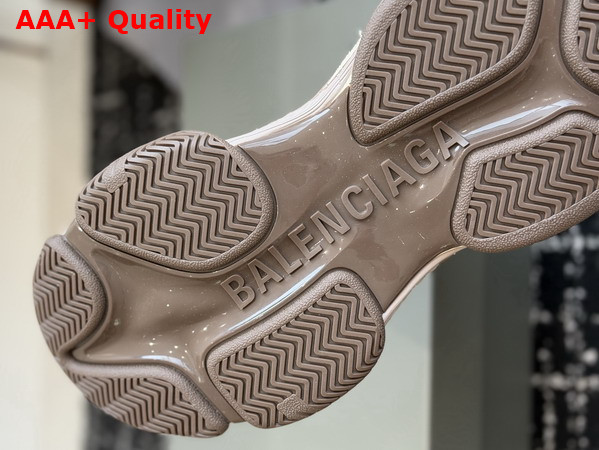 Balenciaga Triple S2 Sneaker in Brown and Beige Polyurethane and Polyester Replica
