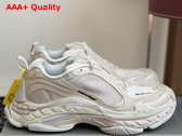 Balenciaga Triple S2 Sneaker in Eggshell Polyurethane and Polyester Replica