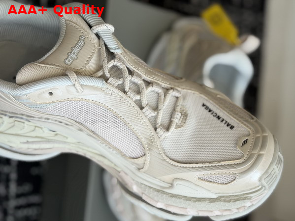Balenciaga Triple S2 Sneaker in Eggshell Polyurethane and Polyester Replica