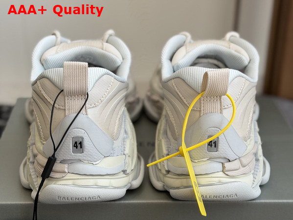 Balenciaga Triple S2 Sneaker in Eggshell Polyurethane and Polyester Replica