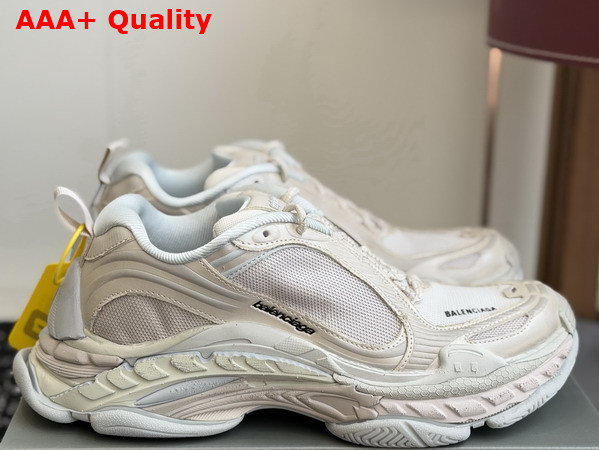 Balenciaga Triple S2 Sneaker in Eggshell Polyurethane and Polyester Replica