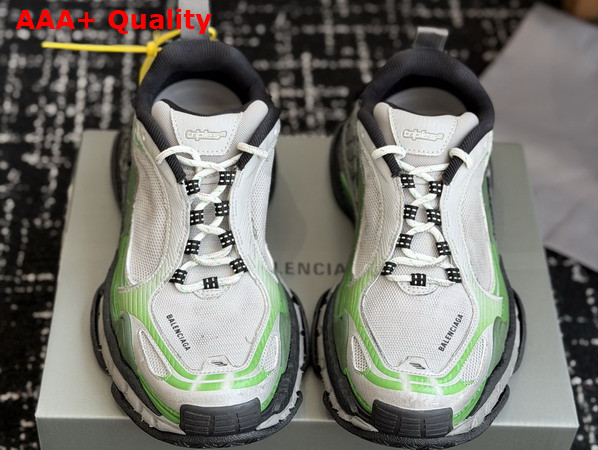 Balenciaga Triple S2 Sneaker in Grey and Green Polyurethane and Polyester Replica