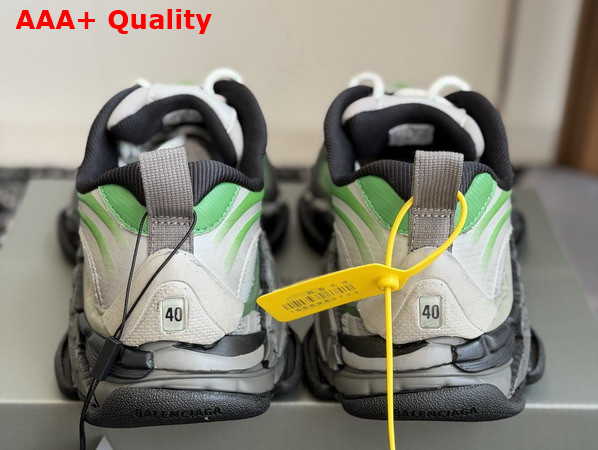 Balenciaga Triple S2 Sneaker in Grey and Green Polyurethane and Polyester Replica
