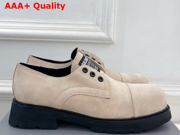 Balenciaga Truck Derby in Beige Split Calfskin Replica