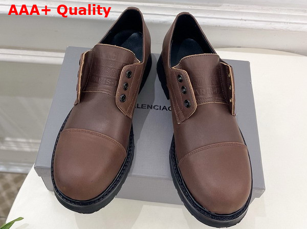 Balenciaga Truck Derby in Brown Bullskin Replica