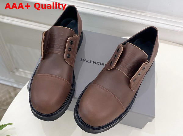 Balenciaga Truck Derby in Brown Bullskin Replica