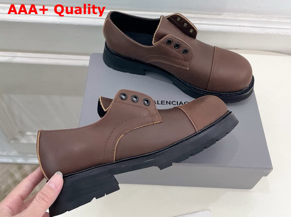 Balenciaga Truck Derby in Brown Bullskin Replica