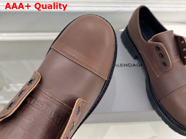 Balenciaga Truck Derby in Brown Bullskin Replica