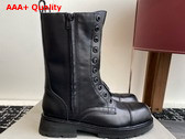 Balenciaga Truck Lace Up Boot in Black Soft Bullskin Replica
