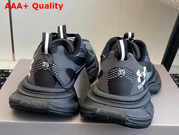 Balenciaga Under Armour 3XL Knit Sneaker in Black Polyester Replica