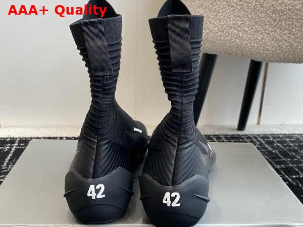Balenciaga Under Armour Hyper Sneaker in Black and White Knit Replica