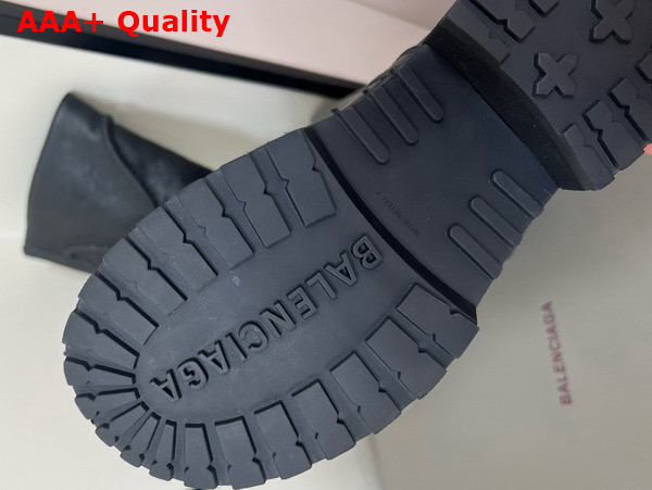 Balenciaga Venom Boot in Black Calfskin Replica