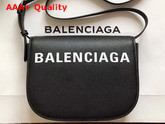 Balenciaga Ville Day Bag in Black Grained Calfskin Replica