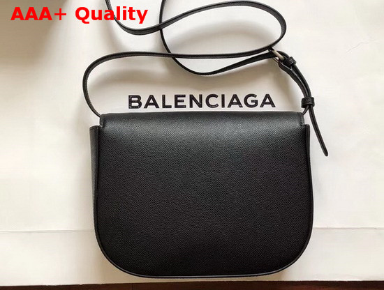 Balenciaga Ville Day Bag in Black Grained Calfskin Replica