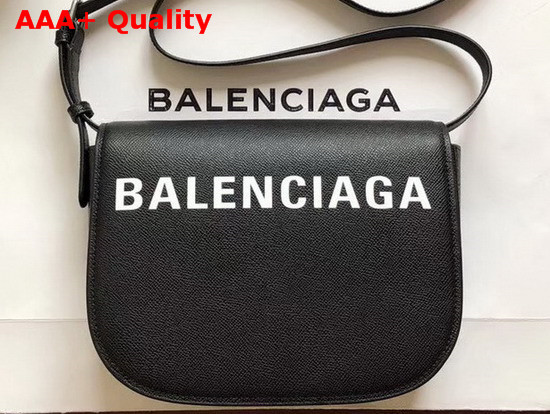 Balenciaga Ville Day Bag in Black Grained Calfskin Replica