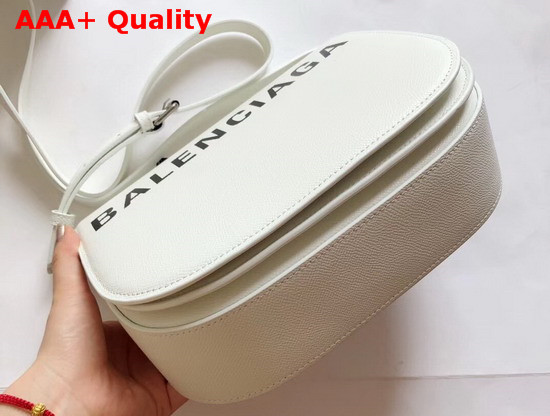 Balenciaga Ville Day Bag in White Grained Calfskin Replica