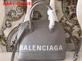 Balenciaga Ville Top Handle S Light Grey Calfskin Replica