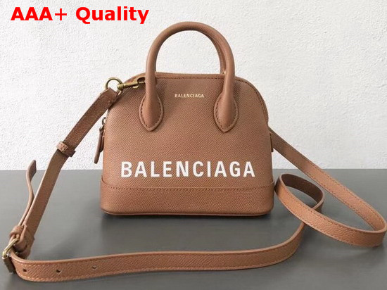 Balenciaga Ville Top Handle XXS Caramel Replica