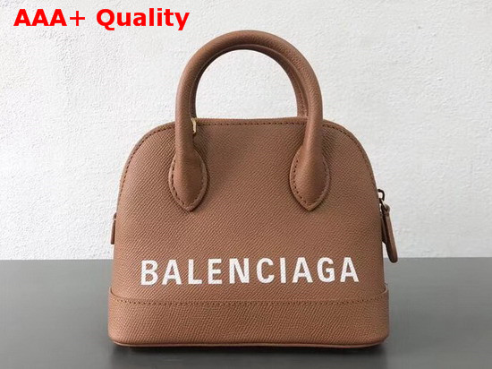 Balenciaga Ville Top Handle XXS Caramel Replica