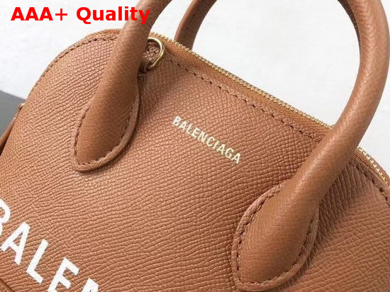 Balenciaga Ville Top Handle XXS Caramel Replica