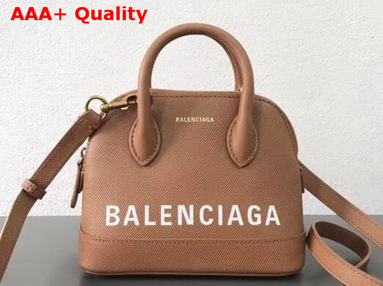 Balenciaga Ville Top Handle XXS Caramel Replica