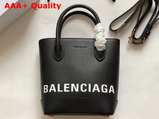 Balenciaga Ville Tote XXS Black and White Replica
