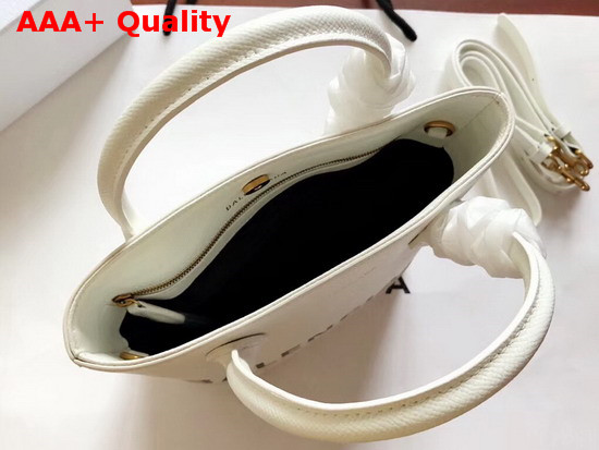 Balenciaga Ville Tote XXS White and Black Replica