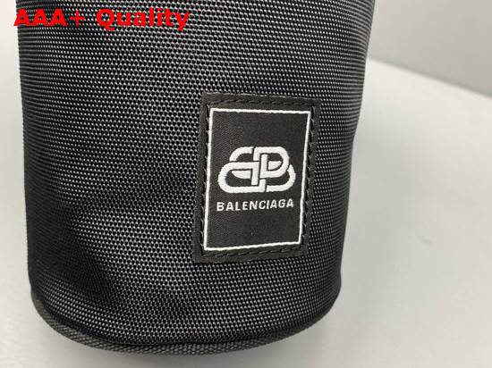 Balenciaga Weekend Bottle Holder in Black Recycled Nylon Replica