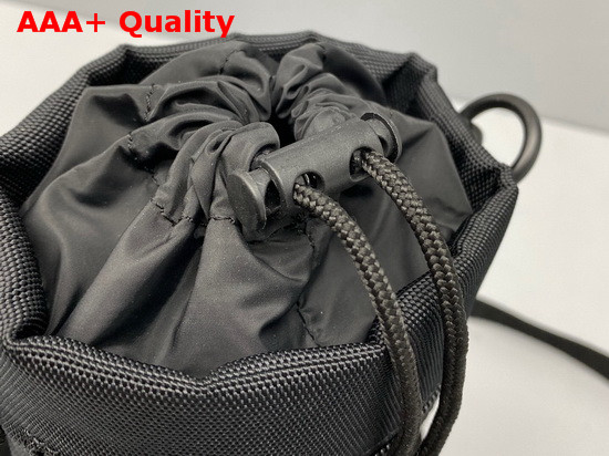 Balenciaga Weekend Bottle Holder in Black Recycled Nylon Replica