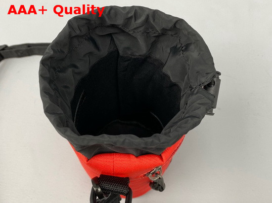 Balenciaga Weekend Bottle Holder in Red Recycled Nylon Replica