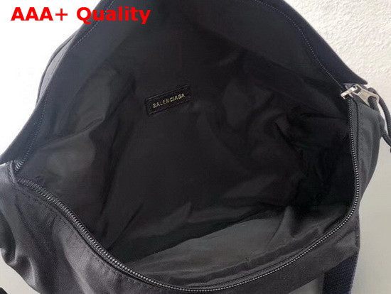 Balenciaga Wheel Belt Pack in Black and Navy Nylon Replica