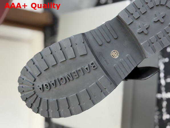 Balenciaga Womens Venom Mule in Black Worn Out Calfskin Replica