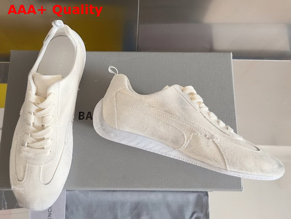 Balenciaga x Puma Speedcat Sneaker in White Suede Leather Replica