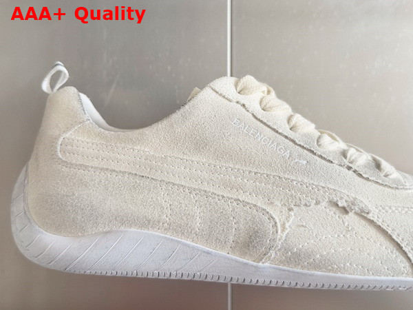 Balenciaga x Puma Speedcat Sneaker in White Suede Leather Replica