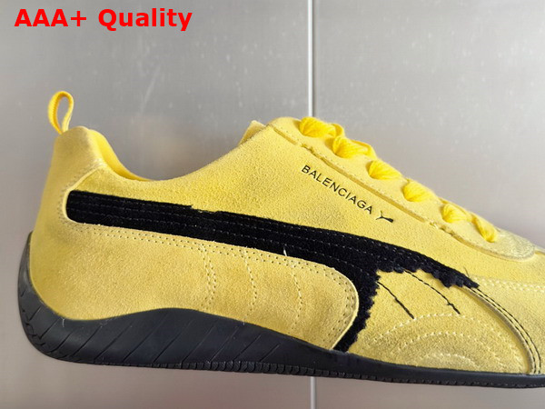 Balenciaga x Puma Speedcat Sneaker in Yellow Suede Leather Replica